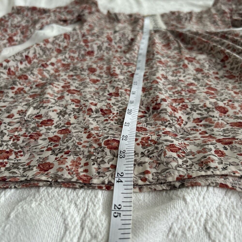 Romantic Cottagecore ASOS SAINT GENIES HOOK & EYE FLORAL ROSE MINI DRESS SIZE 4 - Picture 7 of 16